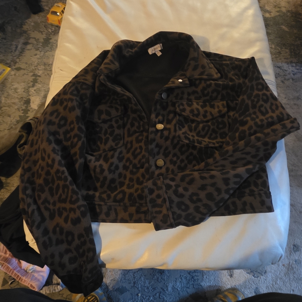 Leopard Print Women's Blazer